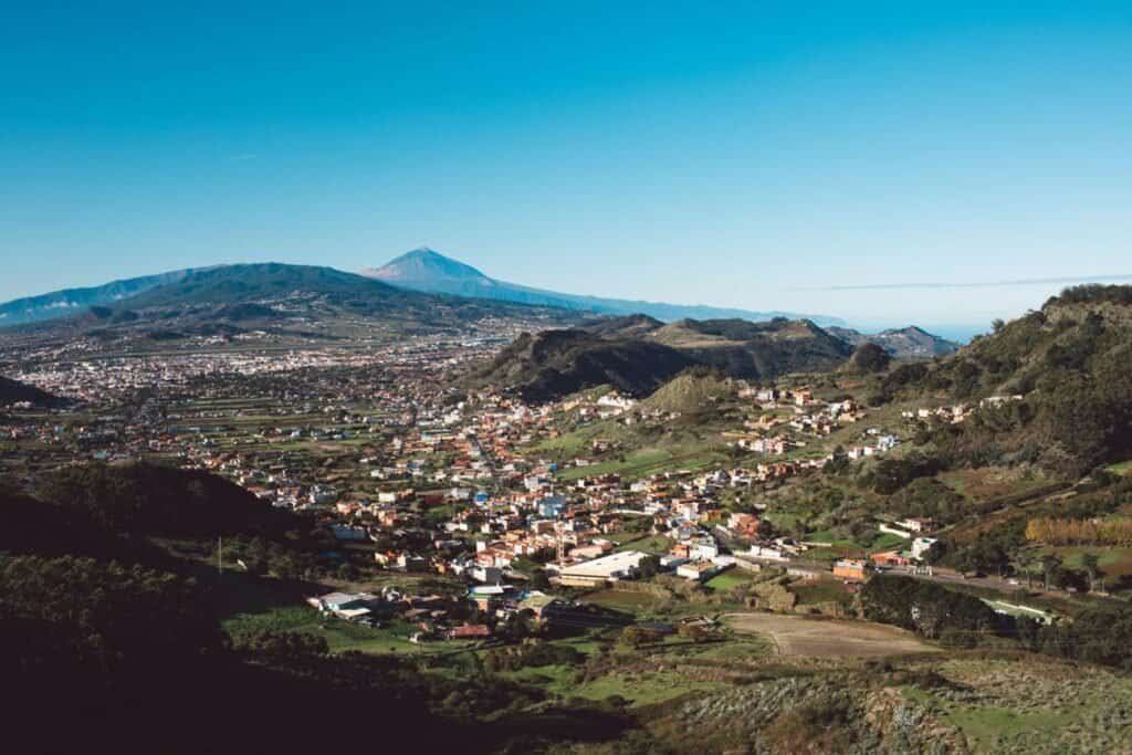 Tegueste Tenerife village rural football pitch where Pedri grew up playing