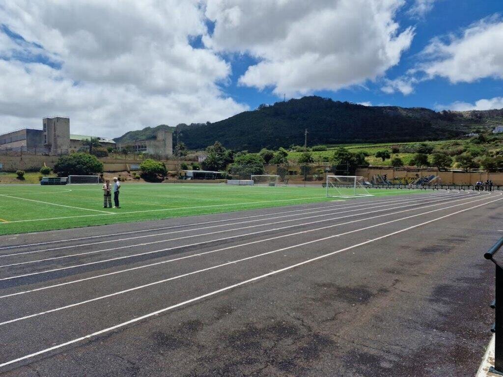 Tegueste Tenerife village rural football pitch where Pedri grew up playing