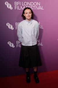 Bella Ramsey at the BFI London Film Festival in 2026